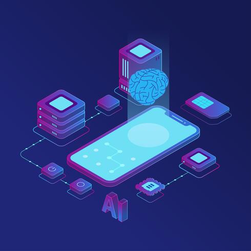 AI and automation solutions illustration